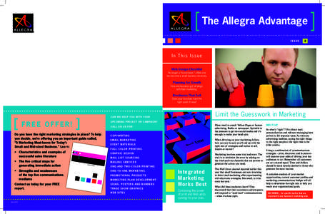 The Allegra Advantage ISSUE 2  In This Issue