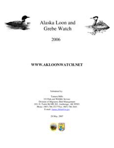 Alaska LoonWatch[removed]