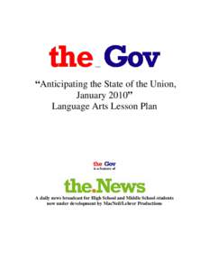 Media literacy / Rhetoric / Joint session of the United States Congress / State of the Union address / Speechwriter / Lesson plan / Knowledge / Science / Education / Information literacy / Information science