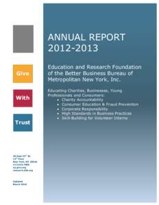 Microsoft Word - BBBF Annual Report[removed]DRAFT IN PROGRESS.docx