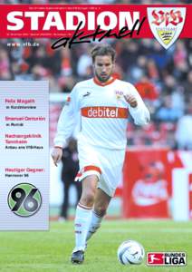 Die Offizielle Stadionzeitschrift des VfB Stuttgart 1893 e. V[removed]November 2003 • Spielzeit[removed] • Bundesliga • Nr.7