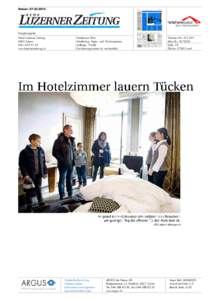 Datum: Hauptausgabe Neue Luzerner Zeitung 6002 Luzern