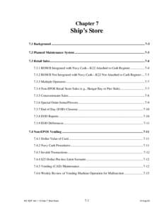 Navy Cash Standard Operating Procedures