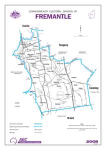 COMMONWEALTH ELECTORAL DIVISION OF WA FREMANTLE Curtin