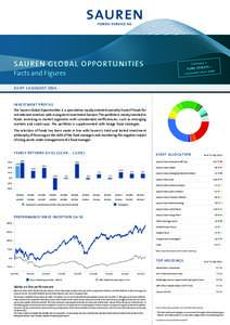 SAUREN GLOBAL OPPORTUNITIES  Germany´s S– FU N D EX PE RT e 1999