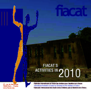 fiacat  FIACAT’S ACTIVITIES IN  27, rue de Maubeuge