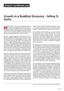 project-syndicate.org[removed]:54 Joschka Fischer  Growth in a Buddhist Economy - Jeffrey D.