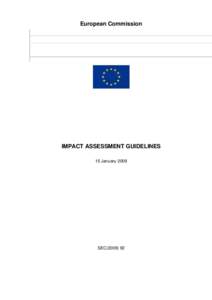 European Commission  IMPACT ASSESSMENT GUIDELINES 15 JanuarySEC