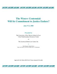 University of New Mexico School of Law / Pueblo / Albuquerque /  New Mexico / Taos /  New Mexico / Philip S. Deloria / Santa Fe /  New Mexico / University of New Mexico / Santa Ana Pueblo /  New Mexico / Deloria / New Mexico / Albuquerque metropolitan area / Cochiti Dam