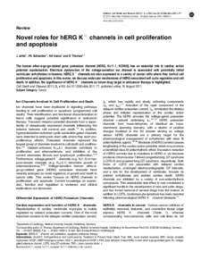 HERG / E-4031 / BRL-32872 / Long QT syndrome / Potassium channel / Apoptosis / Cardiac action potential / Voltage-gated potassium channel / KCNA3 / Biology / Medicine / Ion channels