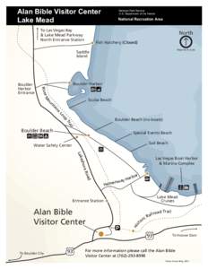 Alan Bible Visitor Center Lake Mead To Las Vegas Bay & Lake Mead Parkway North Entrance Station