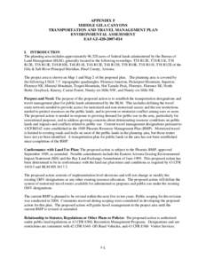 Conservation in the United States / Off-roading / Outdoor recreation / Bureau of Land Management / Grazing / Wilderness / Erosion / Riparian zone / Trail / Environment / Land management / Agriculture