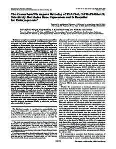 THE JOURNAL OF BIOLOGICAL CHEMISTRY © 2004 by The American Society for Biochemistry and Molecular Biology, Inc. Vol. 279, No. 28, Issue of July 9, pp[removed] –29277, 2004 Printed in U.S.A.