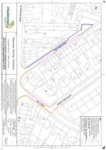 Drawing of Residents Parking - Wilmslow Zone A Hawthorn Walk