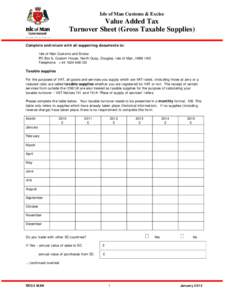 Microsoft Word - REG 5 MAN - VAT Turnover Sheet (Gross Taxable Supplies)