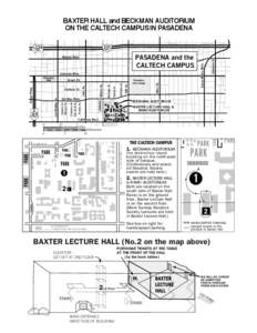 Baxter Hall & Beckman Auditorium on the Caltech Campus in Pasadena