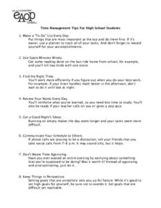 Microsoft Word - Time Management Tips For .doc