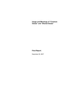 Canada / Social philosophy / Human resource management / Will Kymlicka / Canadian identity / Culture of Canada / Canadians / Cultural mosaic / Value / Multiculturalism / Pluralism / Sociology