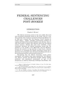 Do Not Delete[removed]:04 PM FEDERAL SENTENCING CHALLENGES