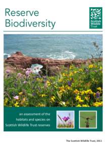 Reserve Biodiversity an assessment of the habitats and species on Scottish Wildlife Trust reserves