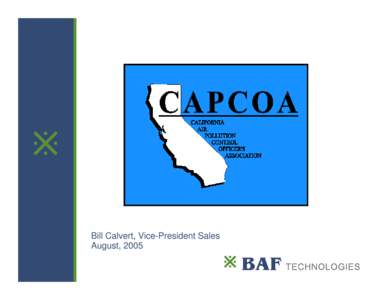 BAF Technologies—California Air Pollution Control Officer’s Association