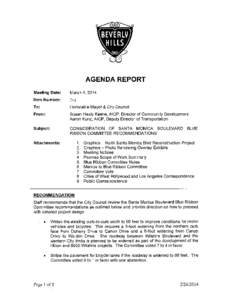 AGENDA REPORT Meeting Date: March 4, 2014  Item Number: