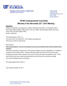 WCBA / Meetings / Minutes / Parliamentary procedure
