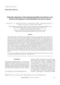  Indian Academy of Sciences  RESEARCH ARTICLE