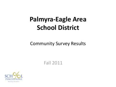 Palmyra-Eagle Area School District Community Survey Results Fall 2011
