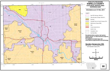 Iowa Highway 1 / Wapello County /  Iowa / Alliant Energy / Information Processing Language