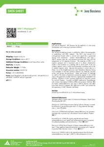 HIV-1 ProteaseHis recombinant, E. coli Cat. No.  Amount