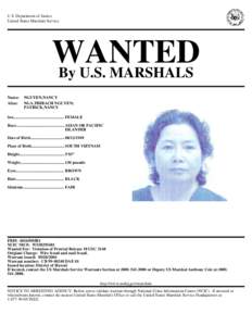 Wanted Poster, Nguyen, Nancy