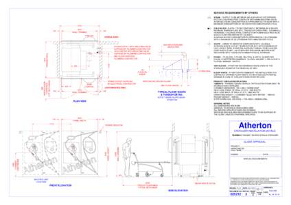 SERVICE REQUIREMENTS BY OTHERS STEAM - SUPPLY TO BE BETWEEN 400 & 600 KPA AT 0.97 DRYNESS FACTOR, CHLORIDE FREE COMPLETE WITH 20MM ISOLATING VALVE. AVERAGE STEAM CONSUMPTION IS APPROXIMATELY 70 KG/HR WITH A MAXIMUM CONSU