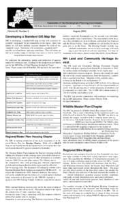 Newsletter of the Rockingham Planning Commission 156 Water Street, Exeter New Hampshire Volume 20 Number 3  RPC is developing a standard GIS map set that will eventually be