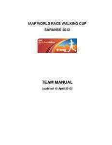 IAAF WORLD RACE WALKING CUP SARANSK 2012