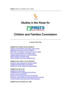 Early childhood education / Child development / Early childhood intervention / Head Start Program / Kindergarten / Erikson Institute / Achievement gap in the United States / Education / Educational stages / Education in the United States