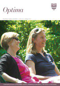 Optima Fitzwilliam College Newsletter | Issue 16 | Spring 2010
