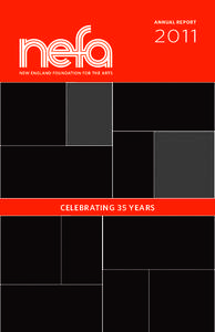 2011 ANNUAL REPORT CELEBRATING 35 YEARS  NEFA