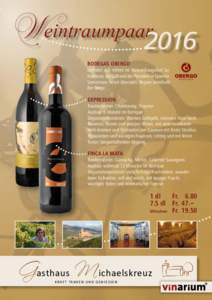 Weintraumpaar2016 BODEGAS OBERGO befindet sich mitten im Weinanbaugebiet Somontano, am Südrand der Pyrenäen in Spanien. Somontano heisst übersetzt: Region unterhalb der Berge.