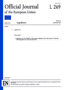 Official Journal of the European Union Legislation English edition