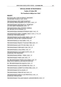 HONG KONG LEGISLATIVE COUNCIL―16 October[removed]OFFICIAL REPORT OF PROCEEDINGS