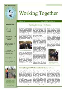 MID MURRAY LAP  Working Together Volume 38 Inside this issue: