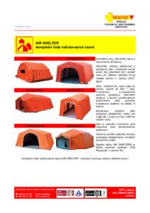 RESCUE T ECHNICAL AND TRAINING INSTI TUTE AirShelter, Verze 1