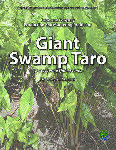 Farm and Forestry Production and Marketing Profile for Giant Swamp Taro (Cyrtosperma chamissonis)