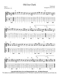 Capo / Carr / Information / Copyright / Musical notation / Tablature / Data