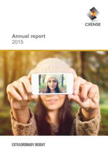 Annual report 2015 Annual reportContents
