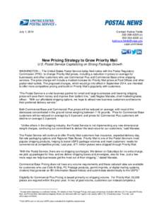 Microsoft Word - Priority Mail Price Change Release Version V 18  Final Version.doc