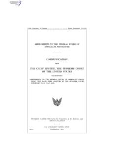 Legal codes / United States federal law / Appellate review / Federal Rules of Appellate Procedure / Legal procedure / Jacobus Kapteyn Telescope / John Roberts / Supreme court / Judicial Conference of the United States / Law / Judicial branch of the United States government / Government