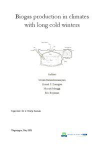 Biogas production in climates with long cold winters