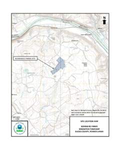 Site Location Map - Boarhead Farms - Bridgeton Township - Bucks County, Pennsylvania
